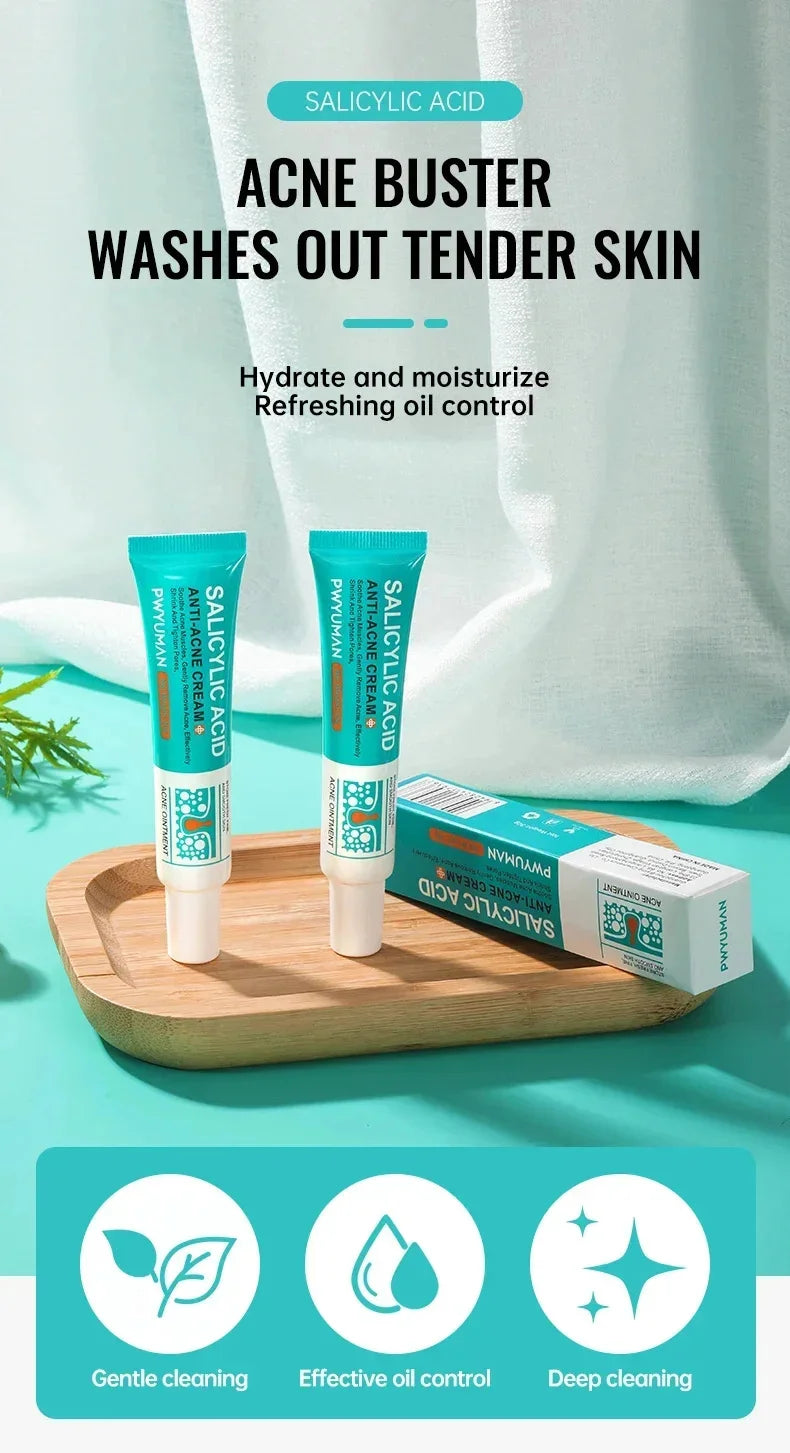 Anti-Acne Repair Redness Pimple Spots Deep Cleaning Pore Oil Control Moisturizing Skin Care