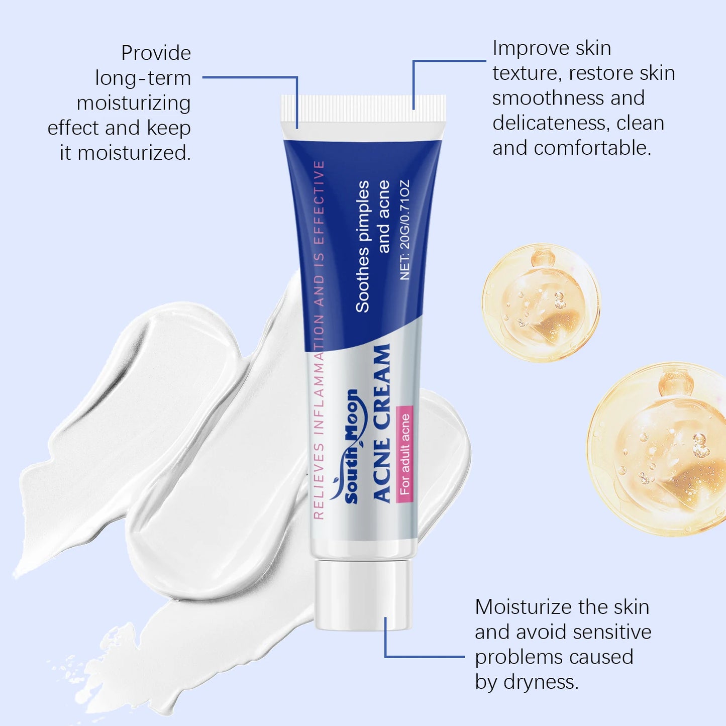 Anti Acne Cream Oil Control Repair Pimple Spot Remove